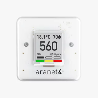 Aranet4 HOME – drahtloses CO2- und Luftqualitätsmessgerät