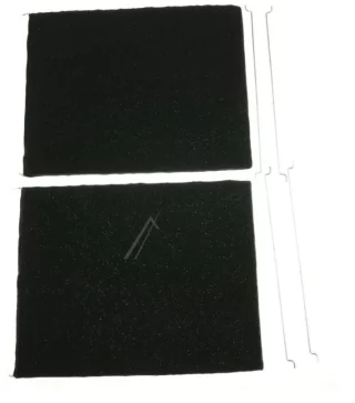 ACTIVATED CARBON FILTER FABER/FRANKE/ROBLIN 293x235x10mm, 2pcs/pack